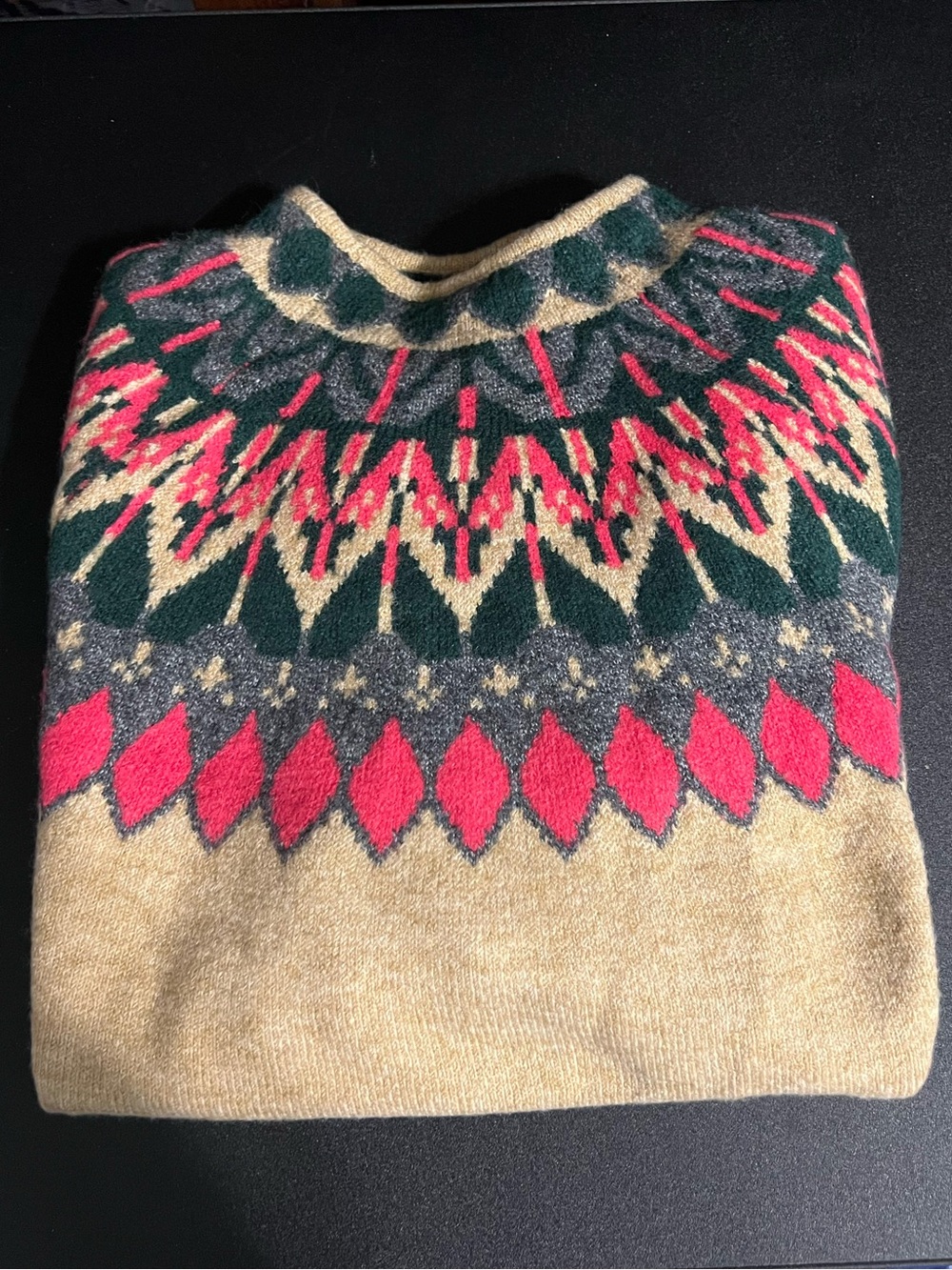 NWOT Vince Camuto Multicolor Fair Isle Crewneck Sweater